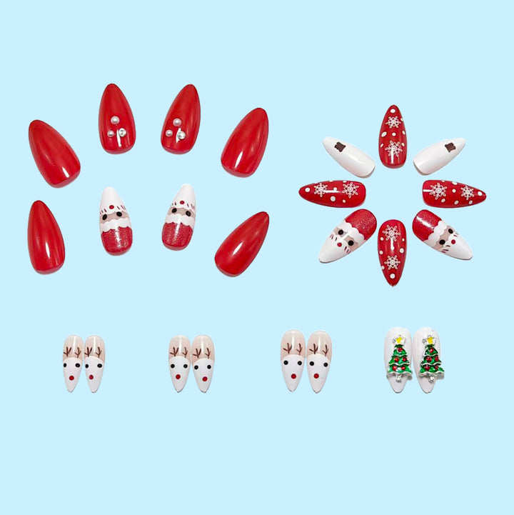 Creative Christmas Art Nail Set Bowlift