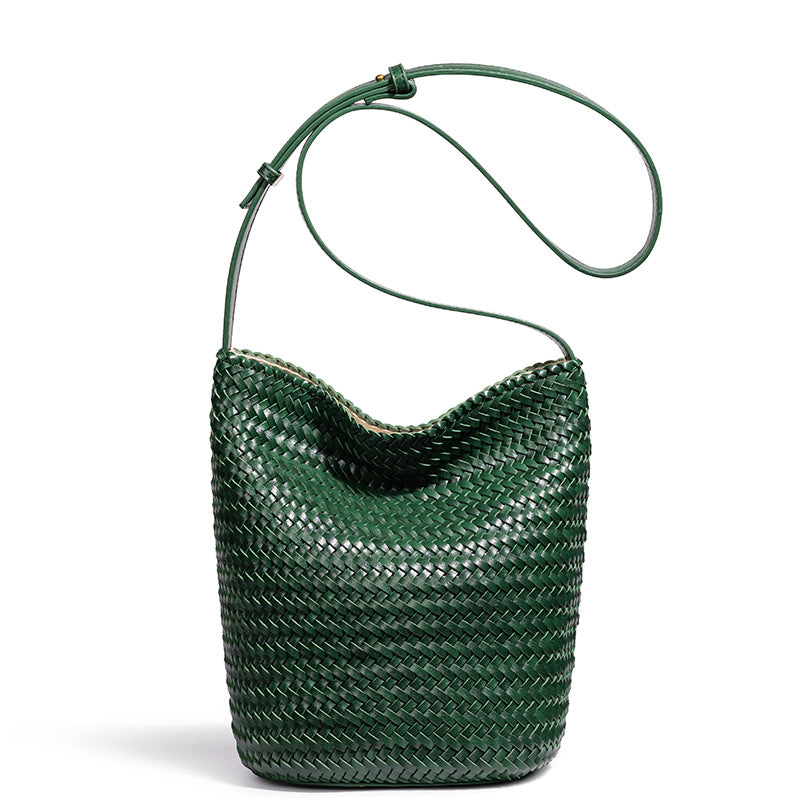 Handcrafted Woven Bucket Bag Bowlift