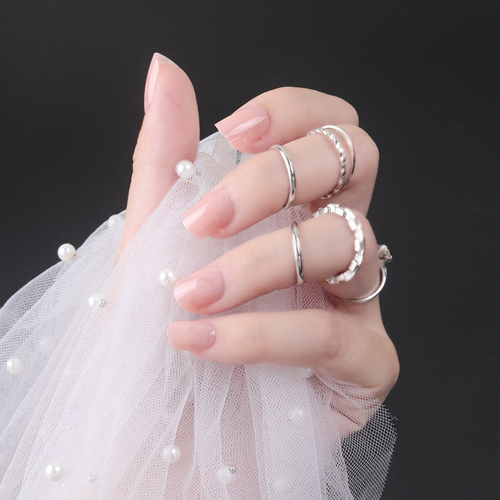 High-Gloss Square Press-On Nails Bowlift