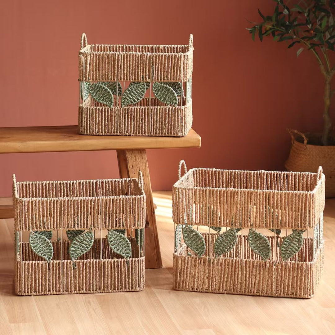 Decorative Storage Basket Made of Natural Material Bowlift