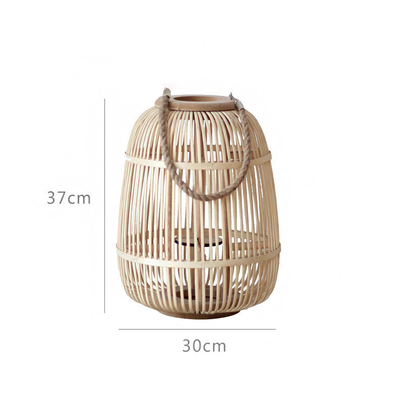 Stylish Rattan Lantern Bowlift