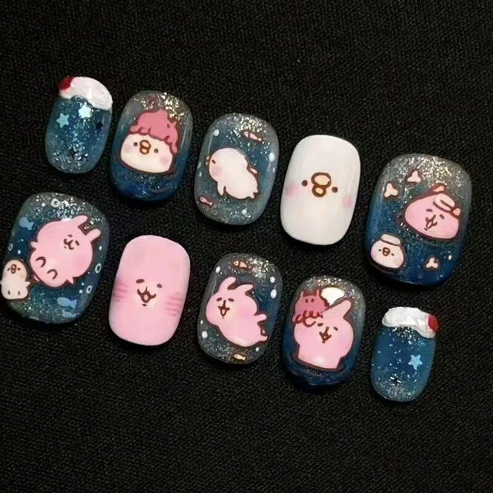 Cartoon Character Nail Art Set Bowlift