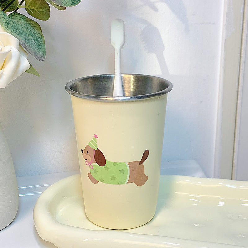 Toothbrush holder with cute dog design Bowlift