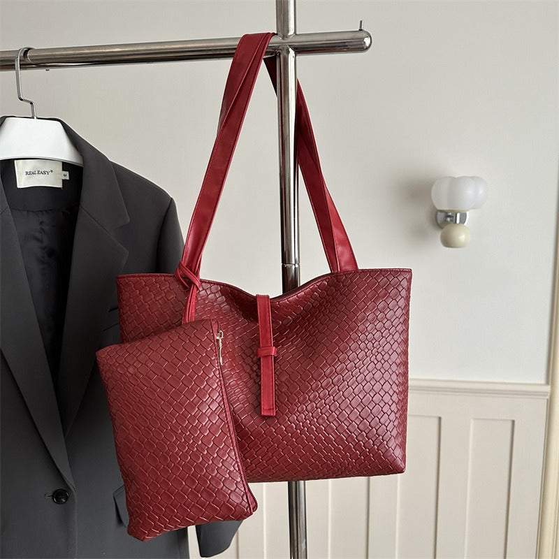 WoElegant Woven Tote Bag Bowlift