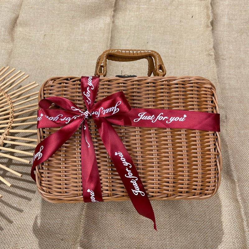 Women classic rattan handbag Bowlift