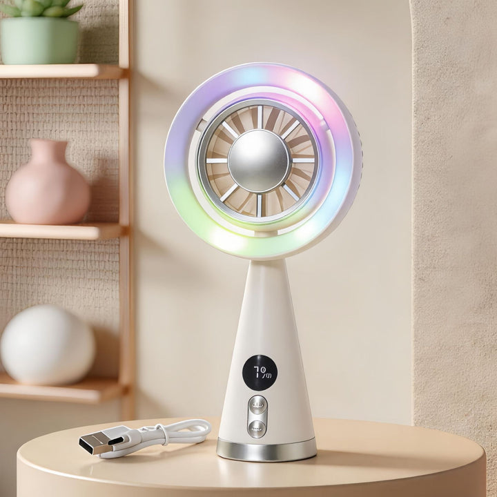 Ladies Portable USB Mini Fan with multifunctional use Bowlift