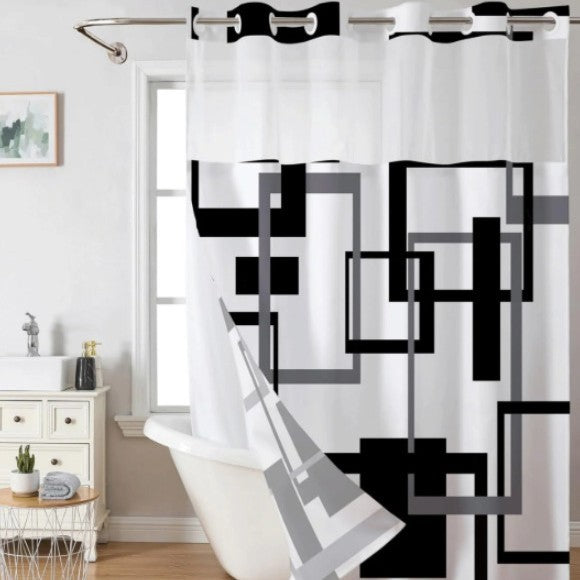 Artistic Floral Shower Curtain Bowlift