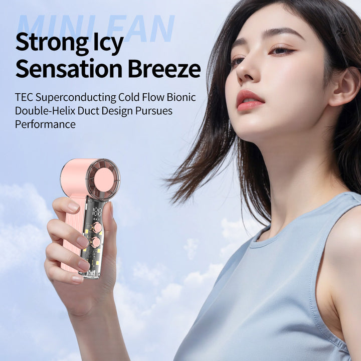 Unisex High-Performance Rechargeable Desktop Fan Bowlift