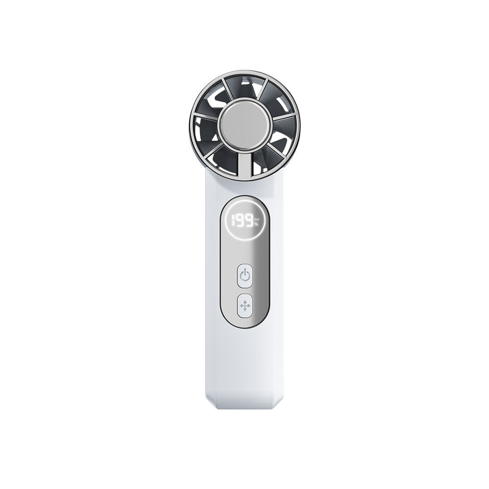 Women's portable mini fan with LED display Bowlift