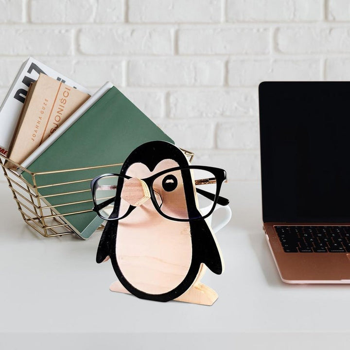 Cute wooden glasses case in animal shape | Bowlift
