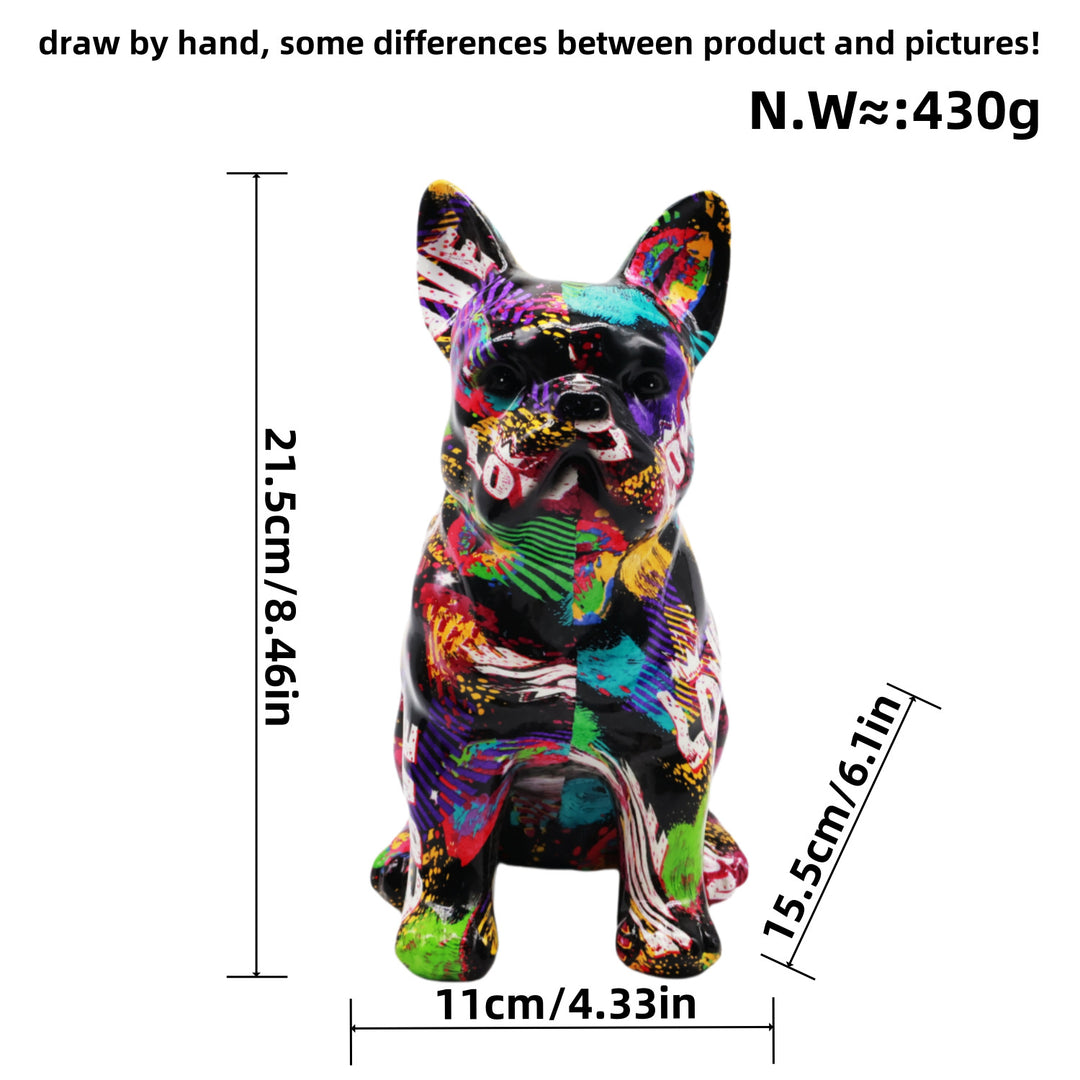 Artistically designed bulldog figure Bowlift