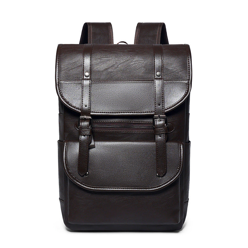 Premium Leather Laptop Backpack Bowlift
