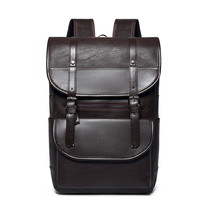 Premium Leather Laptop Backpack Bowlift