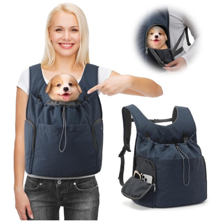 Wearable Pet Backpack Bag Bowlift