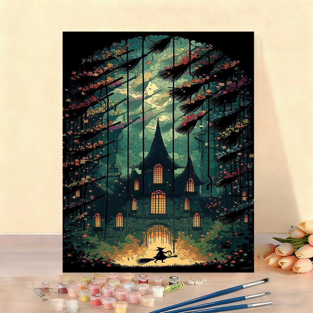 Whimsical Forest Adventure Art Print Bowlift