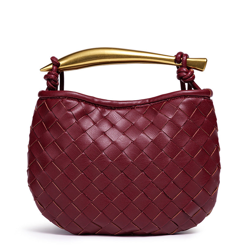 Stylish Woven Handbag Bowlift