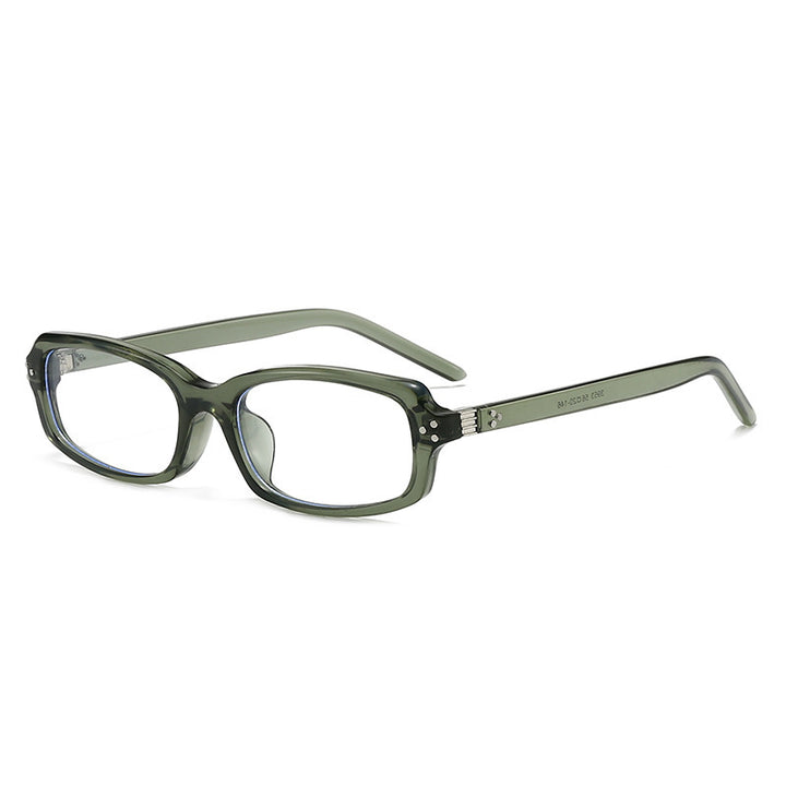 Retro-Inspired Rectangle Frame Glasses Bowlift