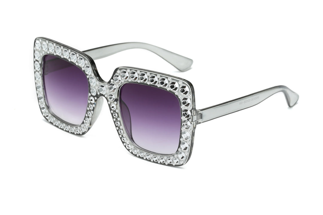 Oversized Decorative Frame Sunglasses Bowlift