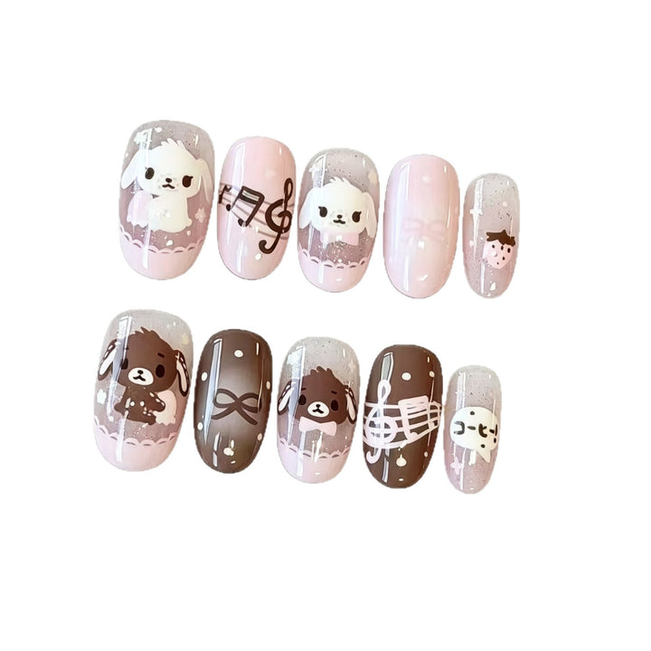 Artful Press-On Nail Set Bowlift