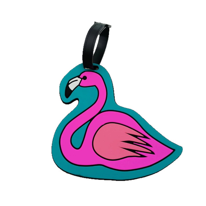 Fun Flamingo-Shaped Luggage Tag Bowlift