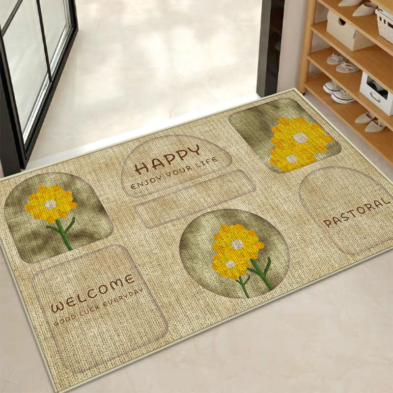 Decorative Star-patterned Bath Mat Bowlift