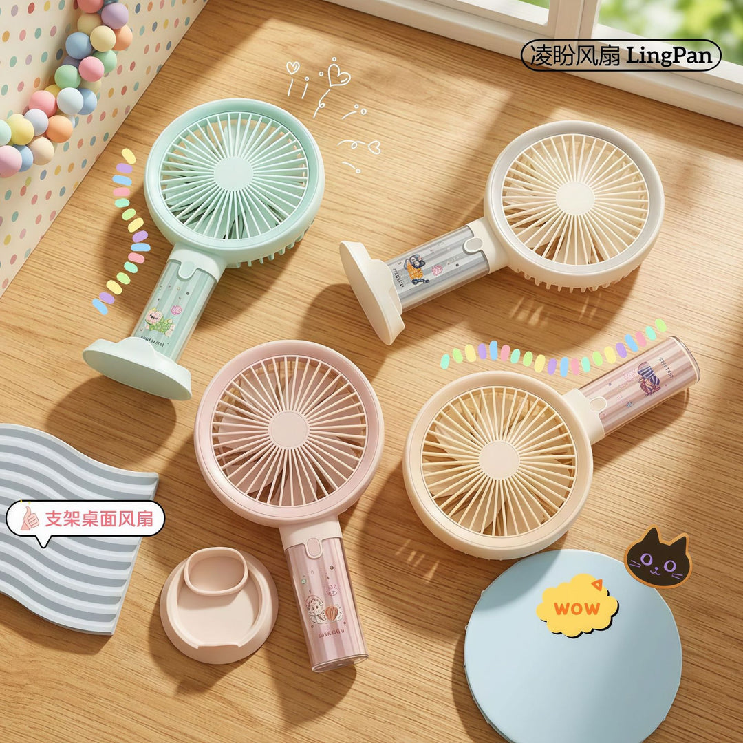 Women's Portable Handheld Fan with Spray Function and Ergonomic Design Bowlift