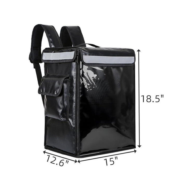 Women Insulated Delivery Backpack with Multipurpose Compartments Bowlift