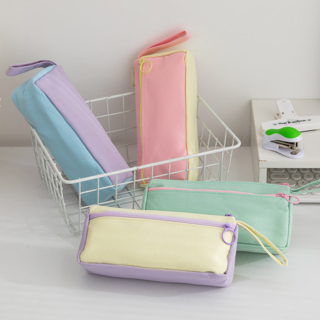 Durable Double-Zippered Pencil Pouch Bowlift