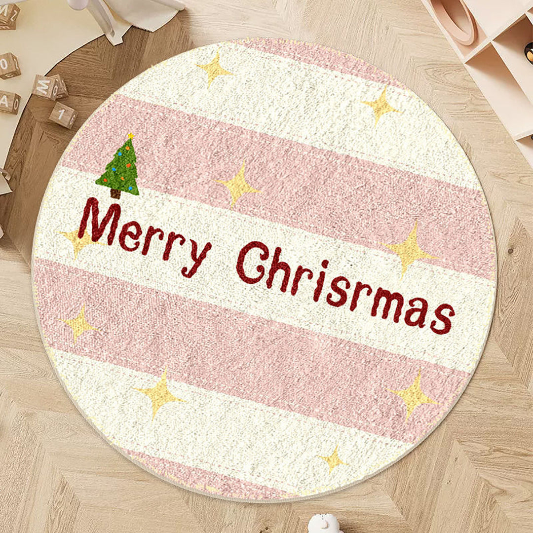 BowLift | Cashmere-like Christmas Round Carpet Shaped