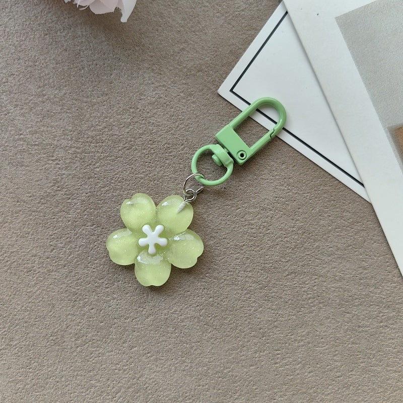 Key ring with flower motif Bowlift