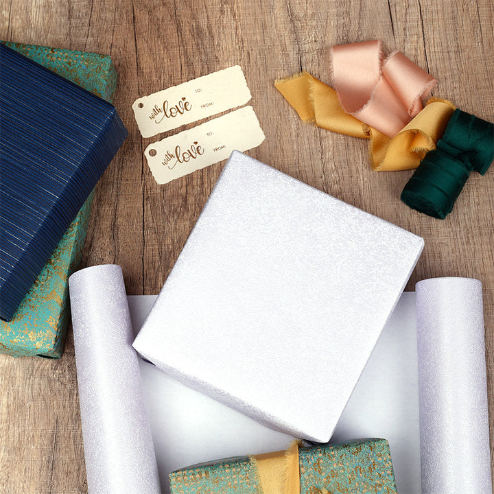 Adhesive Peel-and-Stick Wallpaper Roll with Satin Finish Bowlift