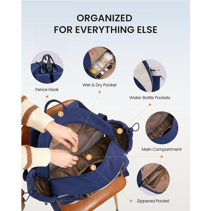Quilted Tennis Racket Backpack Bowlift