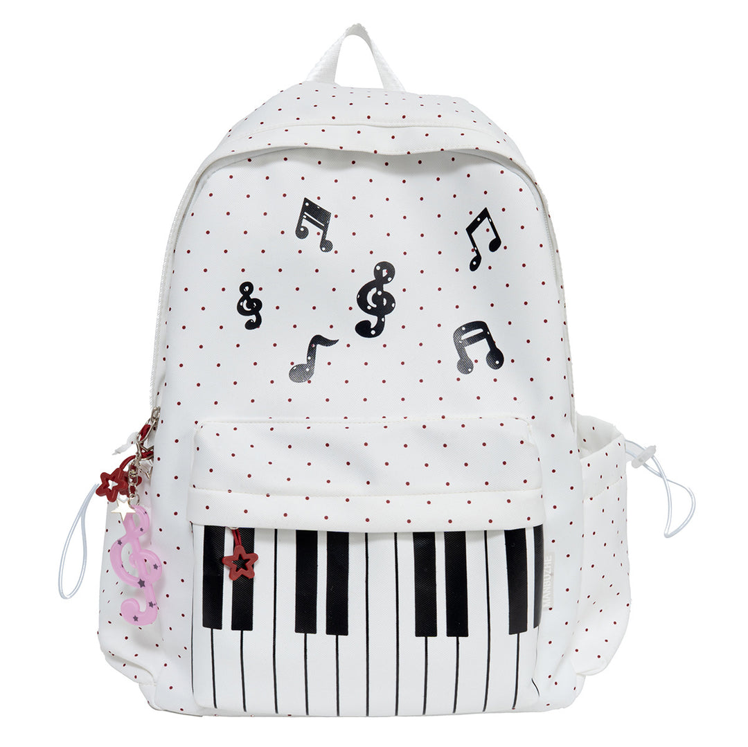 Musical-Themed Casual School Backpack Bowlift