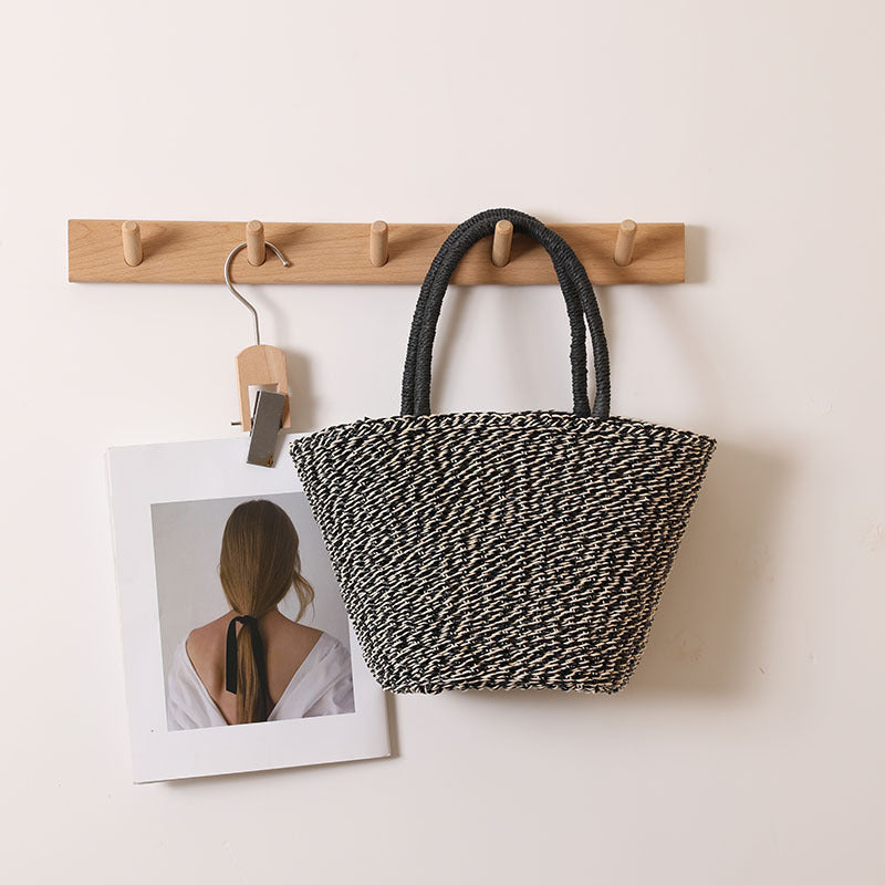 Handcrafted basket bag with sturdy handles Bowlift