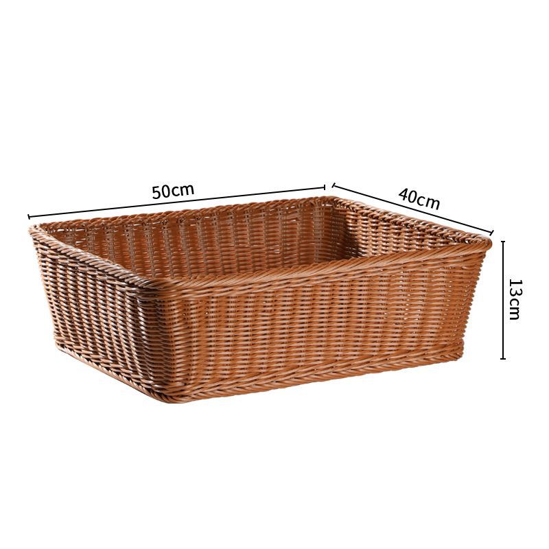 Large Rectangular Woven Storage Tray Bowlift