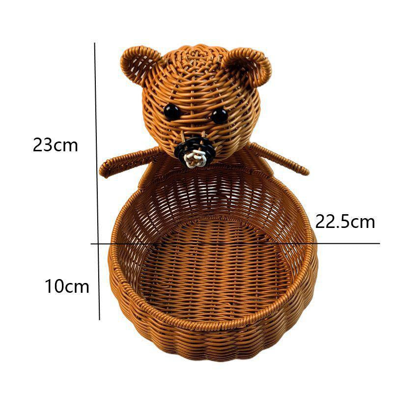 Handcrafted Food and Decor Basket Bowlift