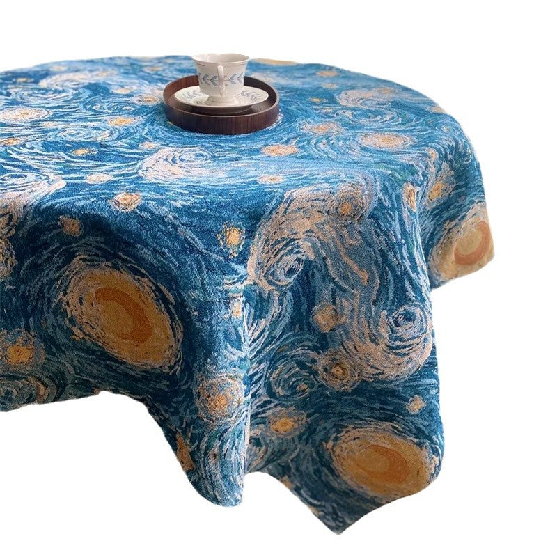 Artistic Starry Night Tapestry Blanket