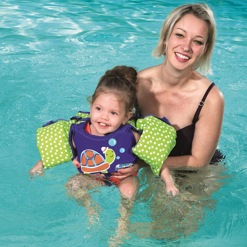 Ladies swimming aid with colorful buoyancy bodies Bowlift