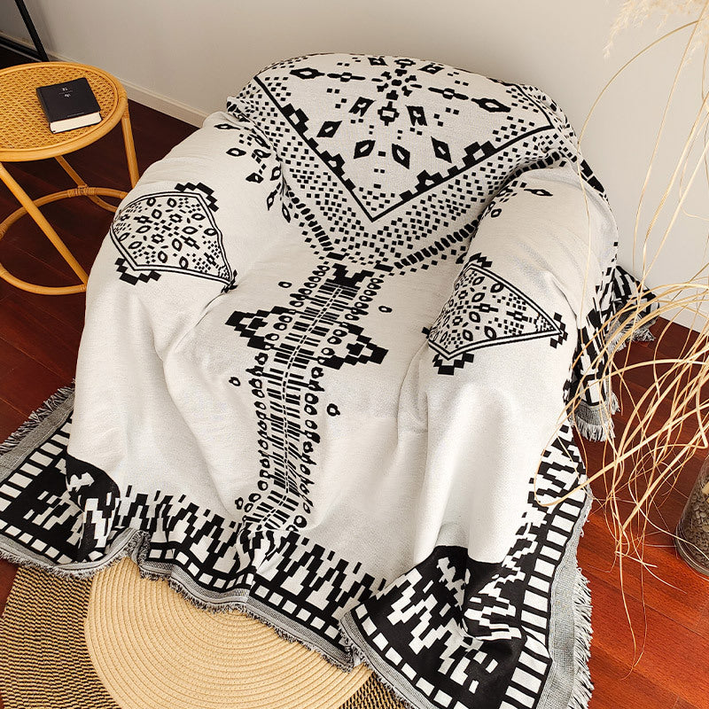 Artistic Woven Throw Blanket
