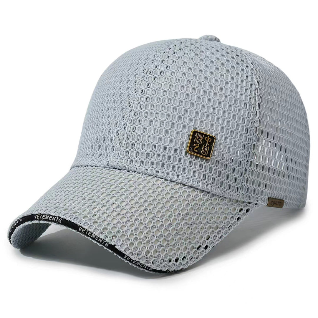 Women Breathable Sports Cap with Mesh Design Bowlift