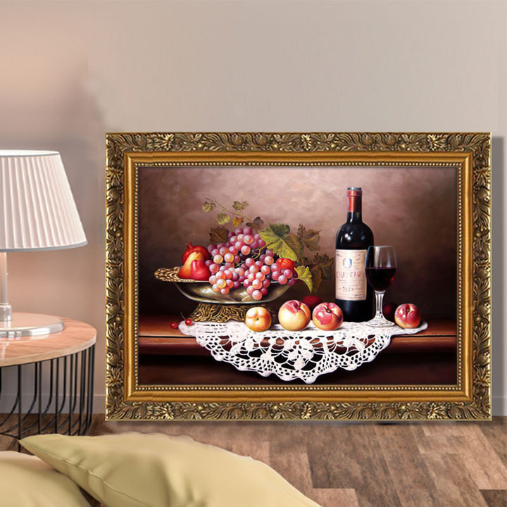 Vintage Style Fruit Basket Wall Decor