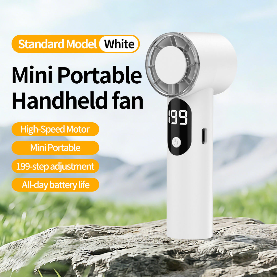 Unisex High-Performance Rechargeable Handheld Fan Bowlift