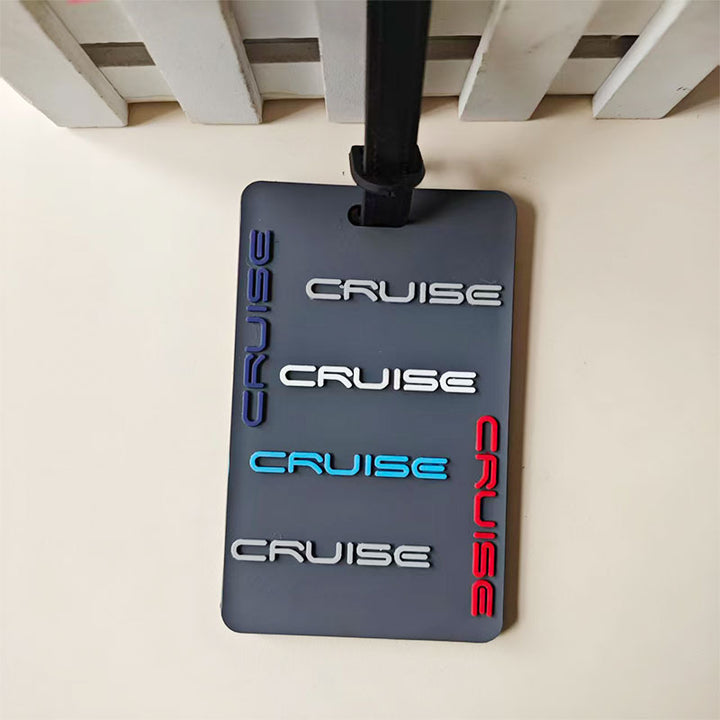 Unisex Golf Cart-Themed Luggage Tag Bowlift