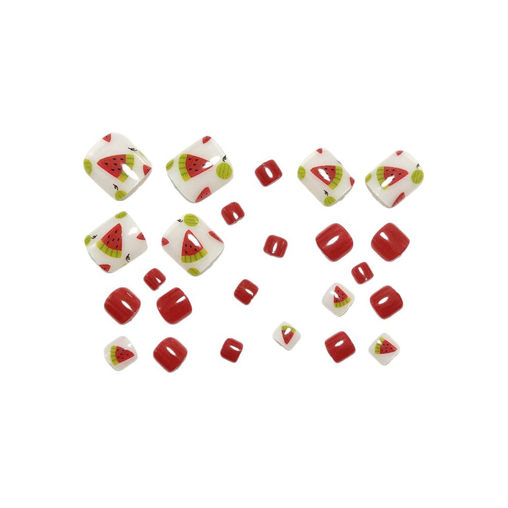 Artificial Nail Set with Fruity Designs Bowlift