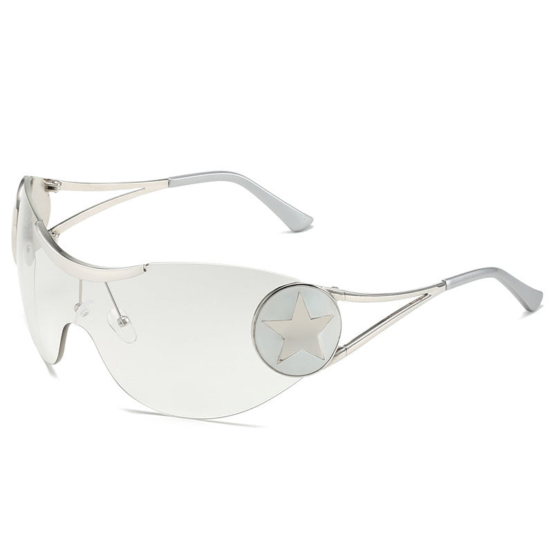 Futuristic Visor Shield Sunglasses Bowlift