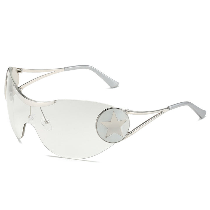 Futuristic Visor Shield Sunglasses Bowlift