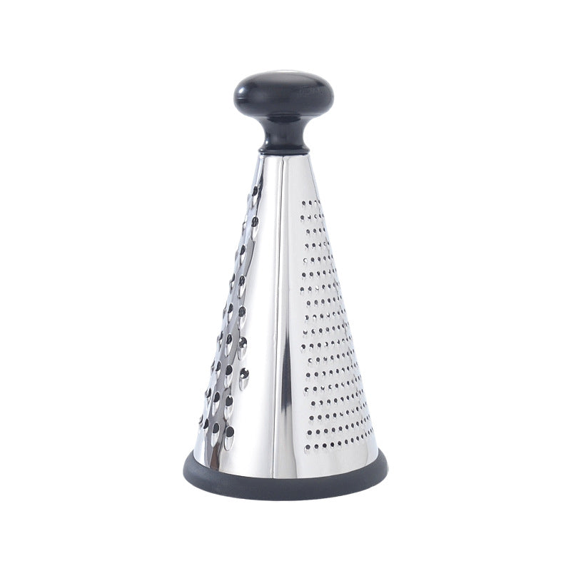 Ergonomic stainless steel kitchen grater with non-slip handle Bowlift