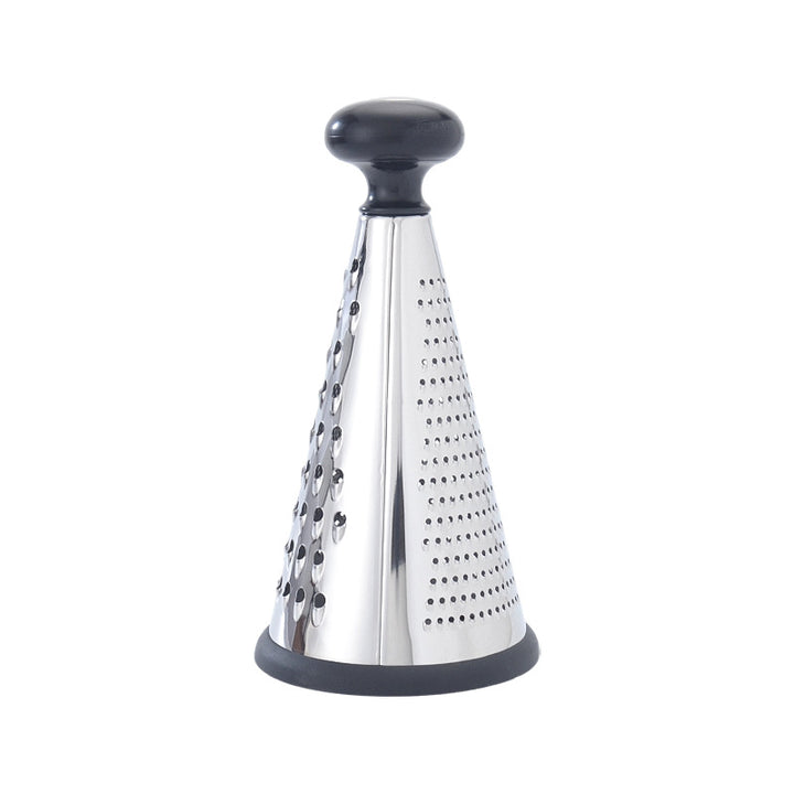 Ergonomic stainless steel kitchen grater with non-slip handle Bowlift