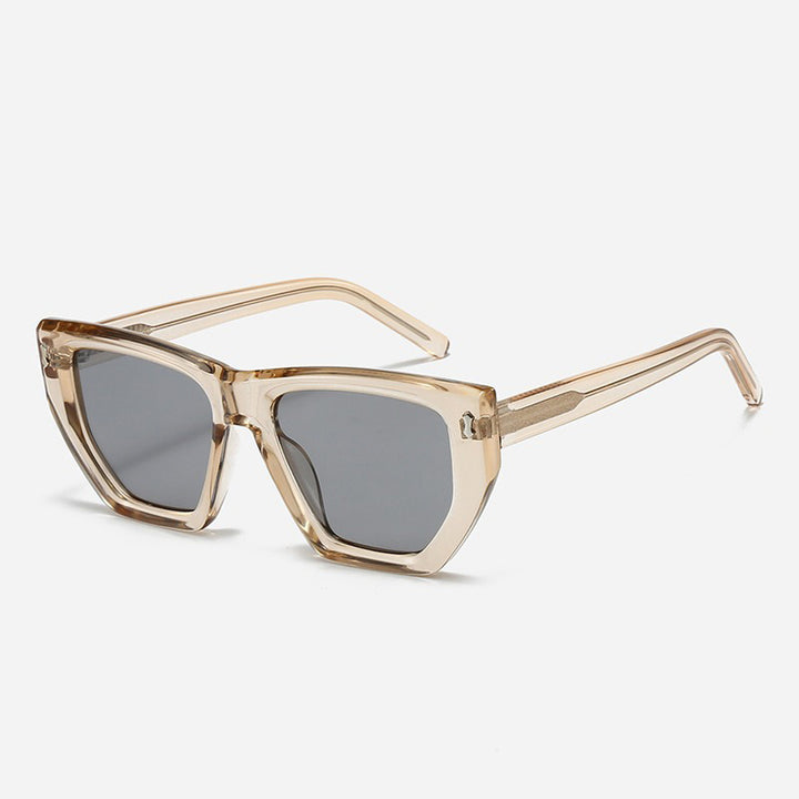 Ladies' Fashion Sunglasses with Unique Hexagonal Frame and Protective Lenses Bowlift
