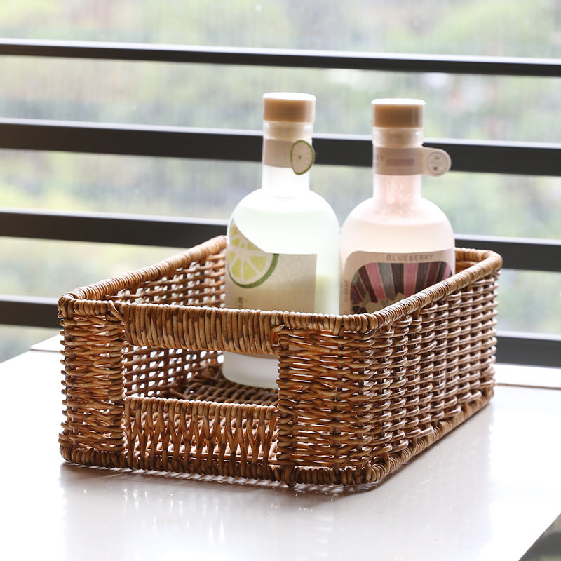 Unisex Practical Storage Basket made of Woven Material Bowlift